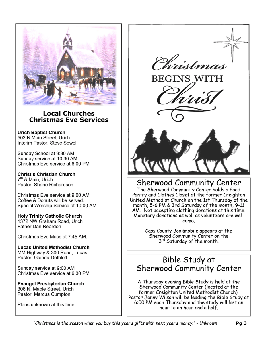 Worship City of Urich Missouri